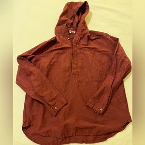 Outlier Injex Hooded Popover - Linen